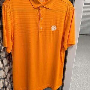 johnnie-O Men's Orange Polo Shirt